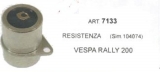 ART.7133- RESISTENZA VESPA RALLY 200